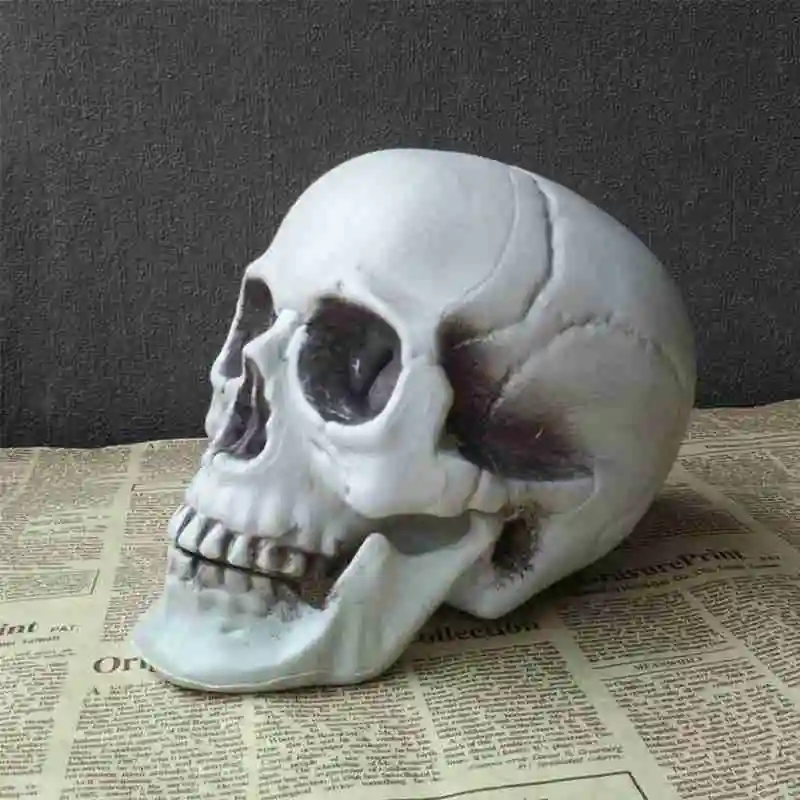 Статуи скульптуры Хэллоуин украшения искусственная кость модель череп ужас бар