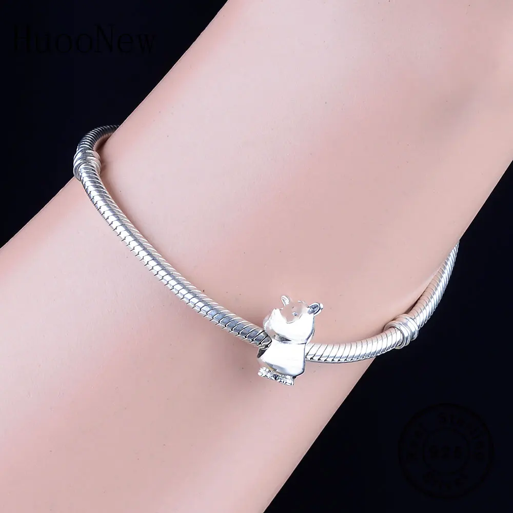 2019 Summer Authentic 925 Sterling Silver Bead Animal Seahorse Charm Fit Original Bangle Bracelet DIY berloque Jewelry | Украшения и