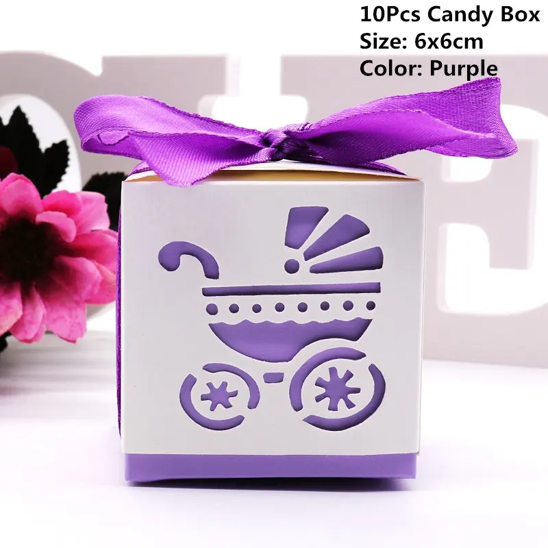 10 шт./лот коробки для конфет Baby Shower вечерние мультяшный мешок для подарков детские праздничные сувениры шоколадные конфеты мешок день рождения свадебное украшение - Цвет: 30