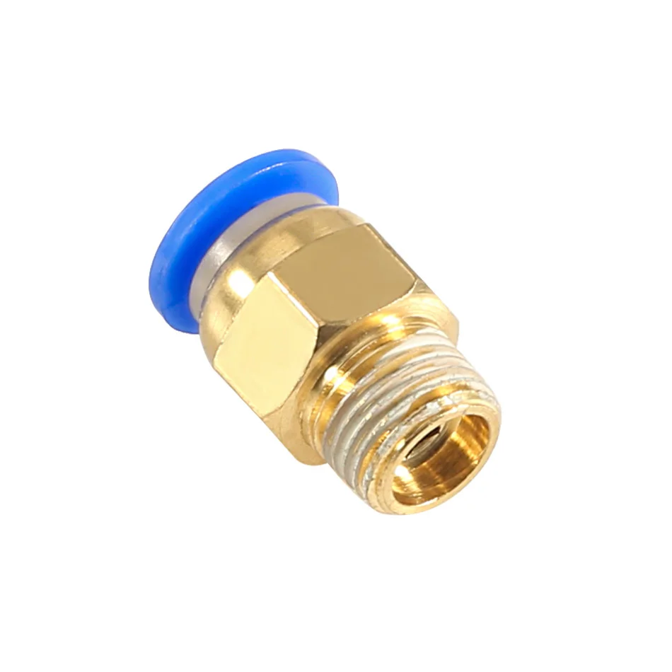 

10PCS 3D Printers Pneumatic Connectors bowden PC4-01 1.75mm PC6-01 3.0mm PTFE Tube quick coupler J-Head extruder Fittings