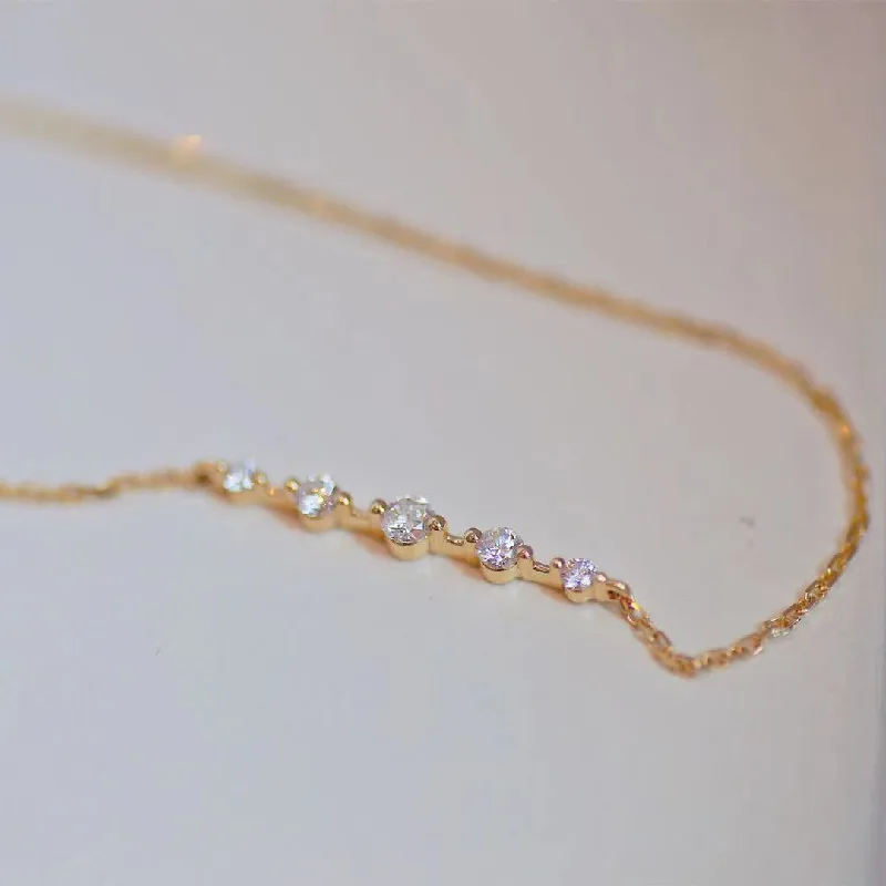 

CCFJOYAS Minimalist INS Crystal Zircon 925 Sterling Silver Bracelets for Women European and American Fashion Wedding Jewelry