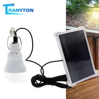 15w 130lm outdoor solar led light portable bulb waterproof panel emergency bulb for garden path street camping solar linging