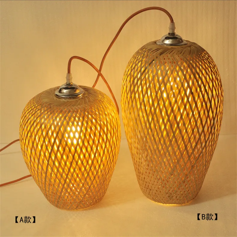 

Southeast Asia Bamboo Chinese Style Hanging Lamp Pendant lamp Quality Hand Make Pendant Lights Living Room Dining Room Hanglamp