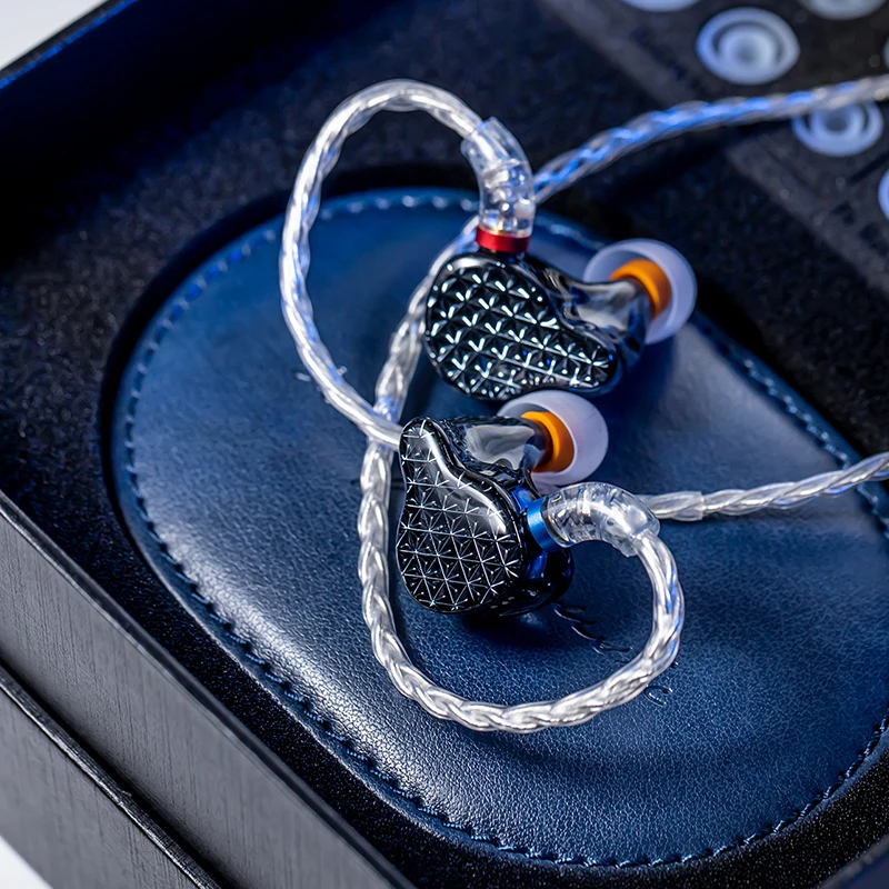 Наушники вкладыши FiiO FA9 Knowles 6 Hi Fi наушники со съемным посеребренным медным