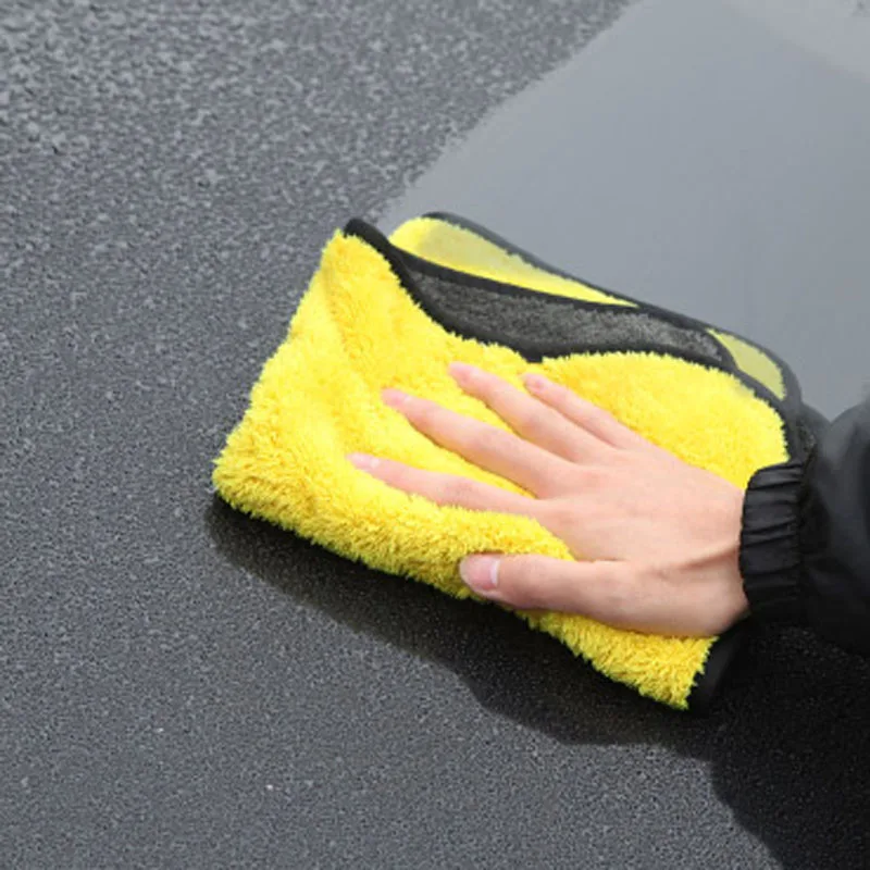 

2020 Car Care Polishing Wash Towels Plush Microfiber Washing Drying Towel Strong Thick Plush Polyester Fiber Car Cleaning Cloth