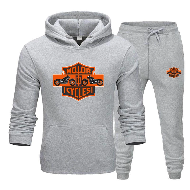 

2021Fashion Men Clothing Sports Suits Jogging Pullover Tracksuit Man Casual Hoodie Sportswear Mens Sweatshirt+Pant 2Pcs Set