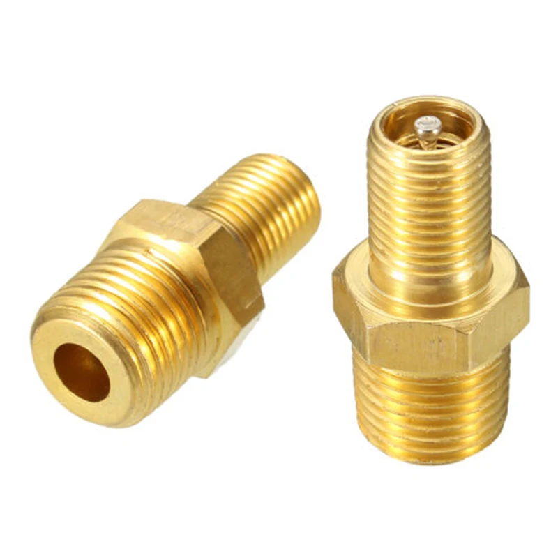

1/4" NPT MPT Brass Air Compressor Tank Fill Valve Schrader Tool NEW Accessories