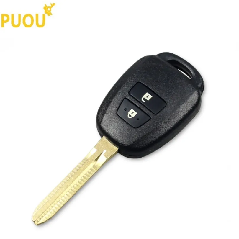 2 4 кнопки брелок чехол для дистанционного ключа Toyota Corolla Camry Reiz New Vios RAV4 Crown Key без