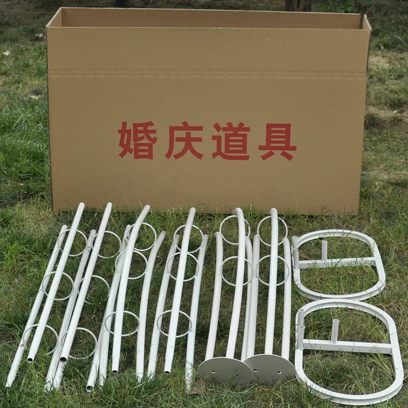 В форме сердца свадебная АРКА рамка украшение вишневый цветок арка стойка дверь