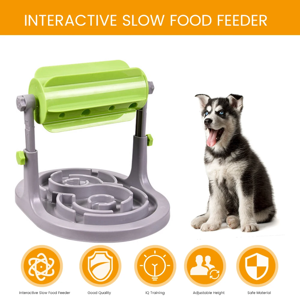 Интерактивная миска для собак и кошек еда лечения мячей смешная игрушка домашних