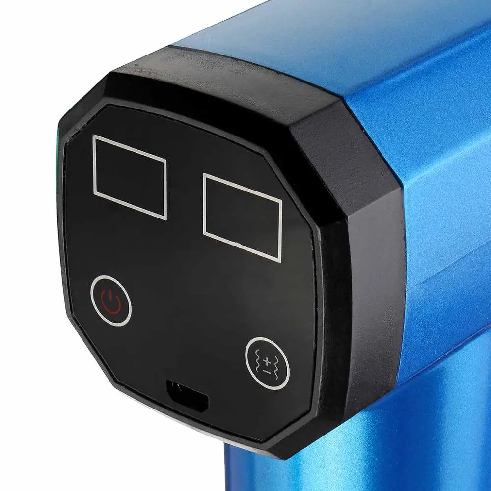 Muscle Massage Fascia Gun 4200r/min 4 Heads Box Mute Touch Screen Button Therapy Relax Electric Warp Film Impact Deep Vibration | Красота и