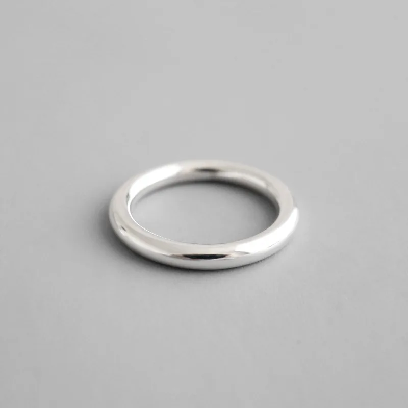 Женское Обручальное Кольцо anillos mujer минималистичное ювелирное серебряное кольцо