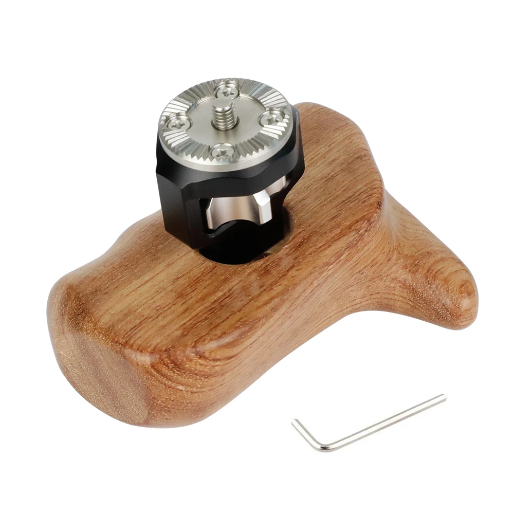 Деревянная рукоятка HDRIG с креплением для розетки M6 ARRI правый боковой разъем