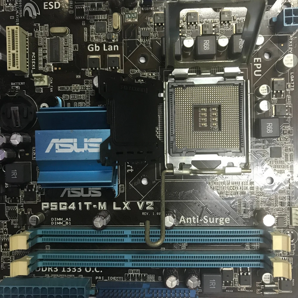 Материнская плата ASUS 775 LX V2 LGA P5G41T-M DDR3 8 ГБ для ПК Inte G41 uATX PCI-E X16 VGA б/у - купить по