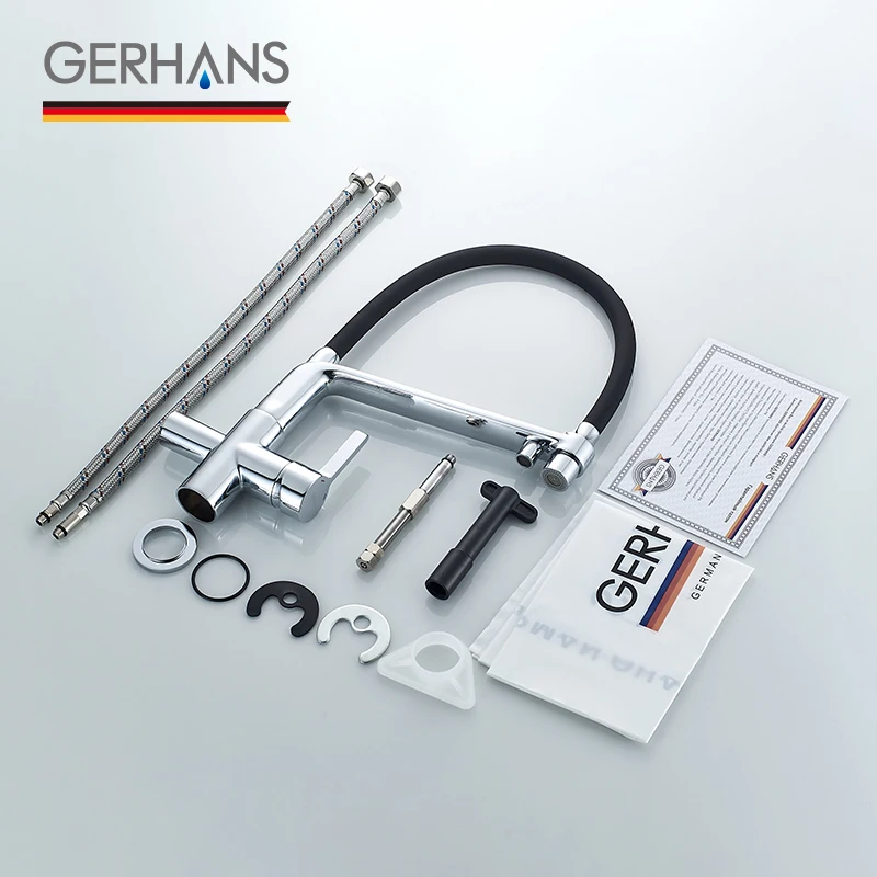 GERHANS Faucet K14090B 2 K14090W K14090 Смеситель для кухни с выходом питьевой воды