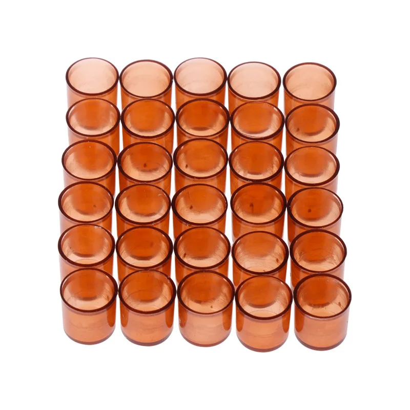 

500PC Beekeeping Plastic Brown Rearing Queen Bee Tools King Tools Cell Brown Cage Cup Rear Breeding Apicultura Supplies