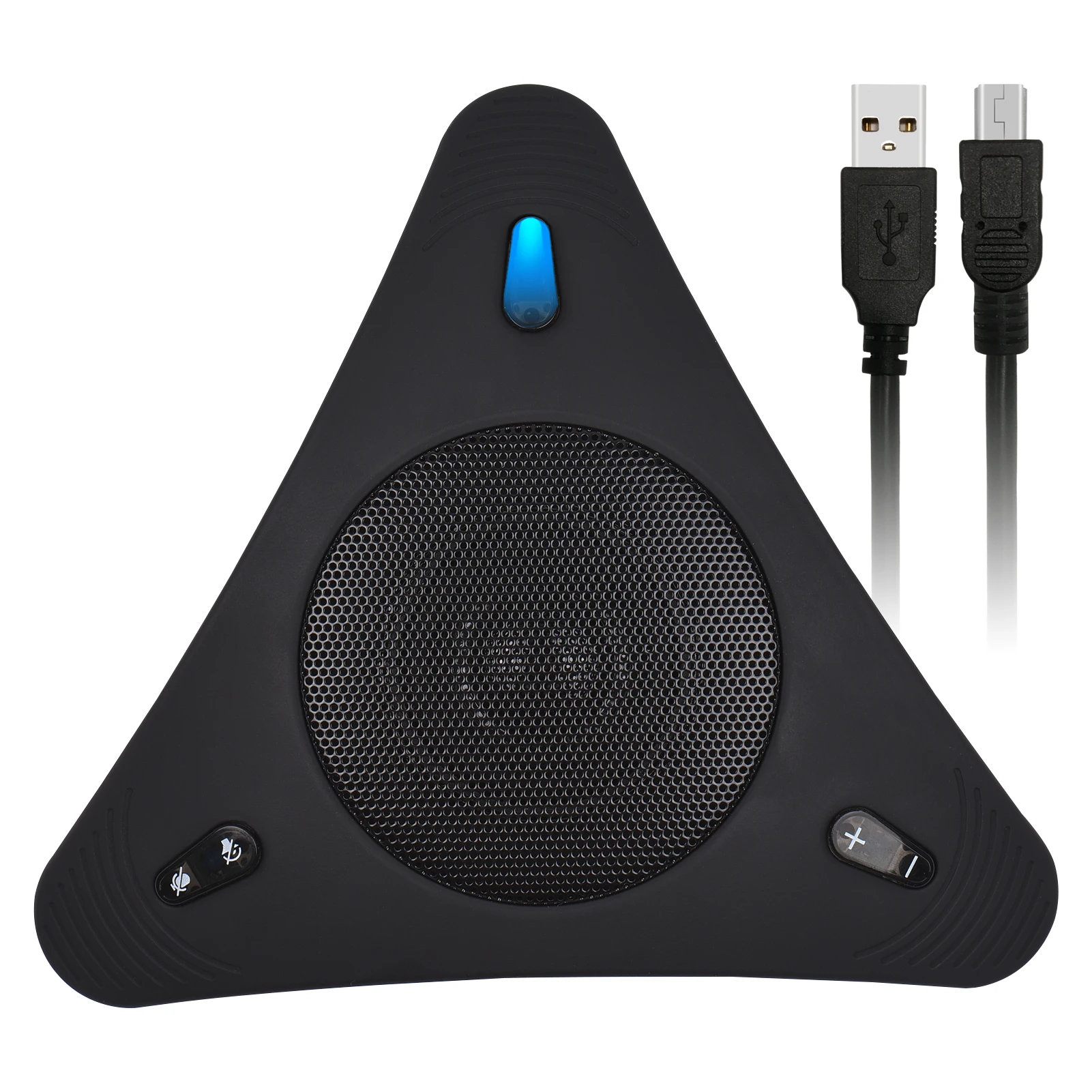 USB-микрофон для телефонной конференции с динамиком 360 ° всенаправленный микрофон