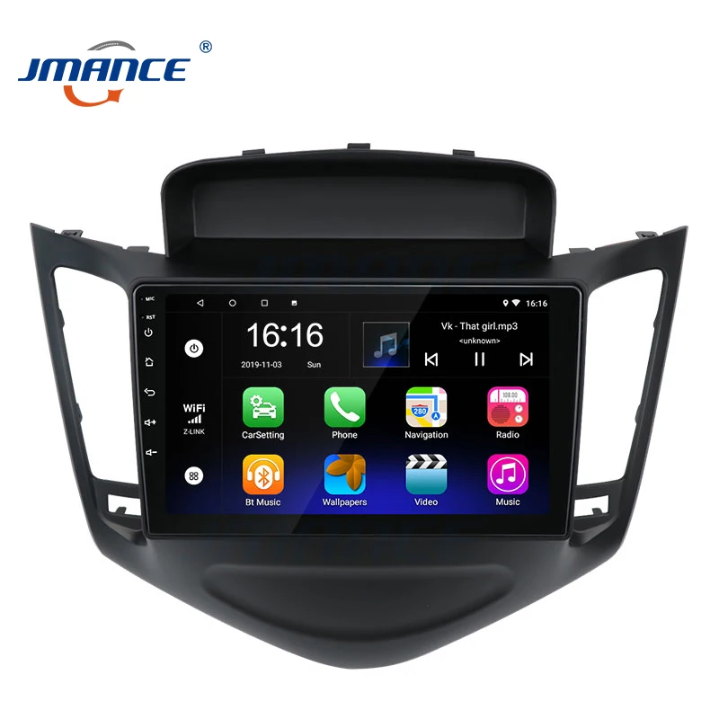 Автомобильный мультимедийный плеер JMANCE Android 8 1 9 дюймов для Chevrolet Cruze 2009 2016