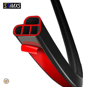 Резиновая уплотнительная лента для автомобильных дверей, уплотнитель L-типа для автомобилей, уплотнительные полоски для краев багажника, клейкие Уплотнители для звукоизоляции