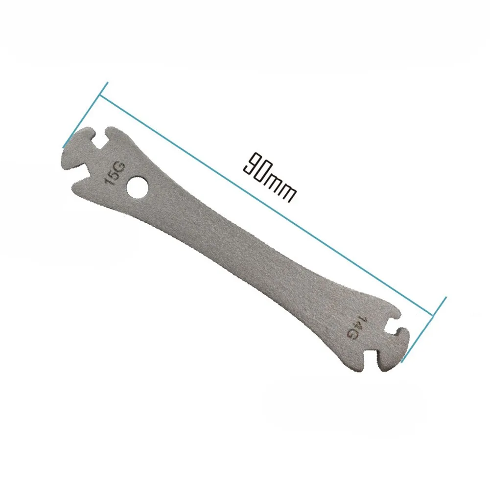 

90mm Bicycle Wheel Spoke Wrench Correction For 14/15g Spokes Repair Tool