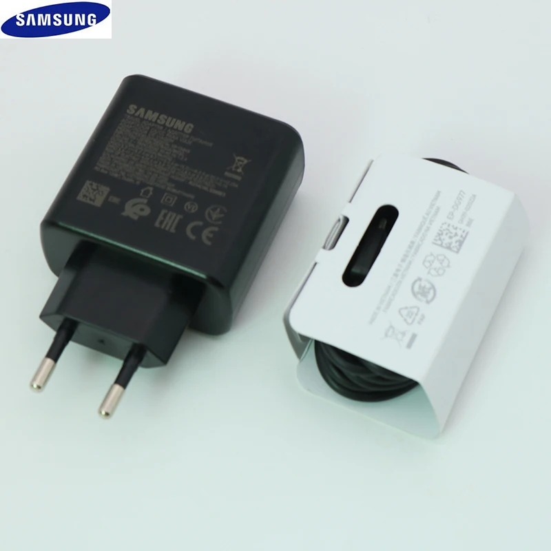 Samsung оригинальный 45 Вт USB C супер легко присоединяемого быстродействующего