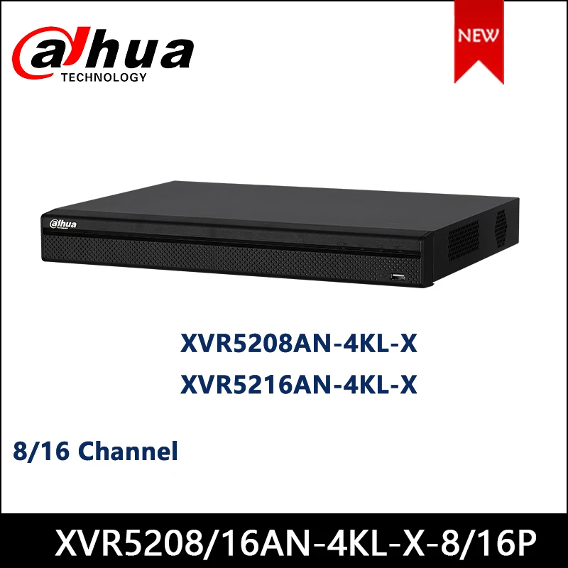 Цифровой видеорегистратор Dahua XVR 8/16 каналов Penta-brid 4K 1U поддержка HDCVI/AHD/TVI/CVBS/IP с