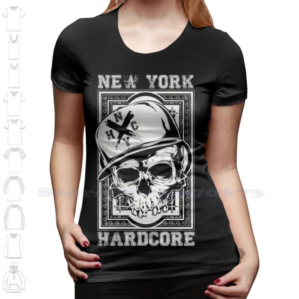 

New York Hardcore-Nyhc-Skull-Shirt Schwarz Metal-Hardcore-Punk-Moshpit T Shirt Men High Quality Tees