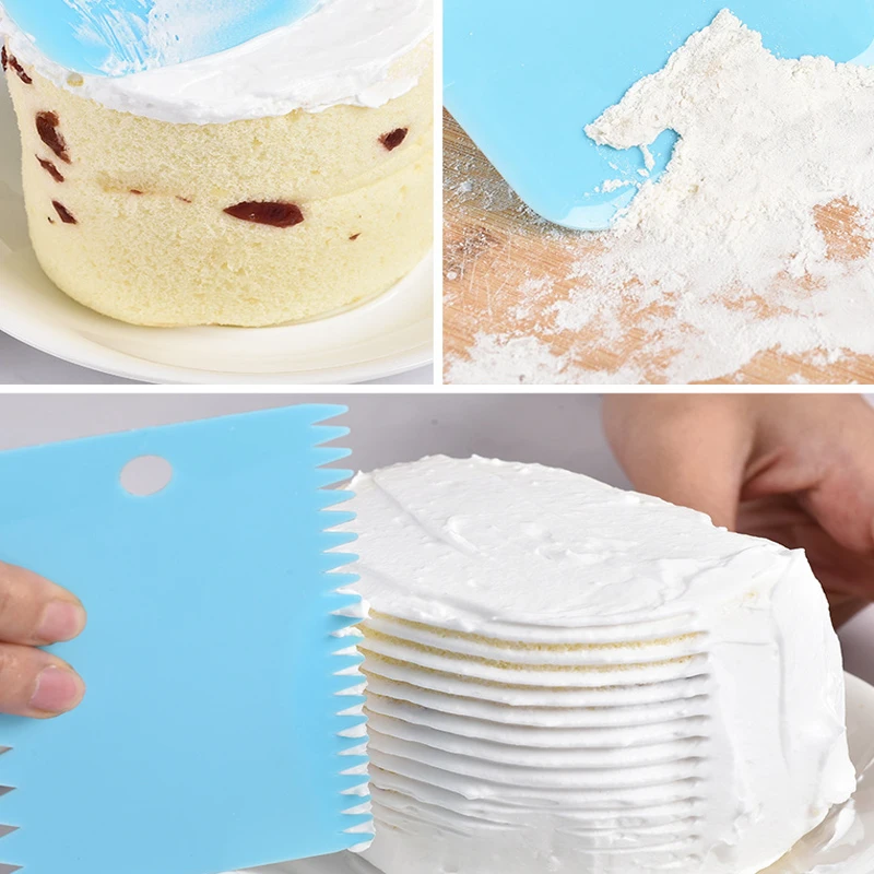 3 шт. формы для выпечки инструменты Пластик глазурь скребок мастики миксер теста