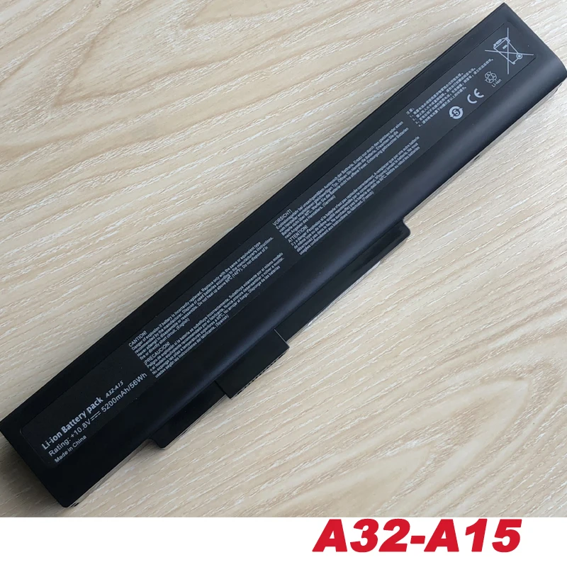 6 Аккумулятор ноутбука A42-A15 для MSI Medion Akoya E6221 E6227 E7219 P6631 P6815 P7621 P6634 P7815 Erazer X6815 X6816 -