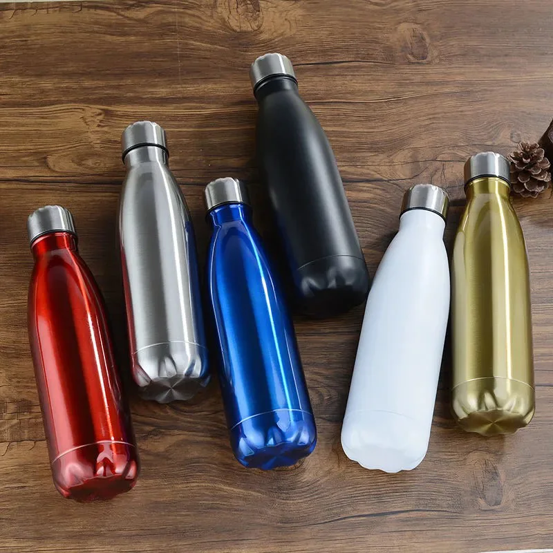 

350/500/750/1000ml Double-wall Creative Bpa Free Water Bottle Stainless Steel Beer Tea Coffee Portable Sport Vacuum Thermos