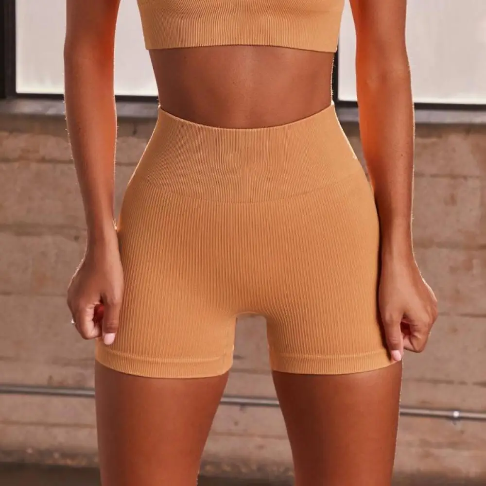 Seamless Women Yoga Shorts Sport Leggings High Waist Fitness Sexy Leggings Women Fitness Sports Running Yoga GYM Workout Shorts