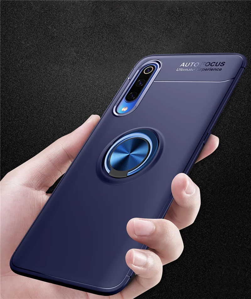 ДЛЯ VIVO V17 Neo чехол с металлическим кольцом на палец Матовый Мягкий ТПУ силиконовый чехол на заднюю панель для VIVO Y7s S1 индийская версия IQOO Neo чехол для телефона