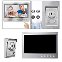 wifi video door phone wired 9inch hd monitor with motion detection record support camera for home video intercom system