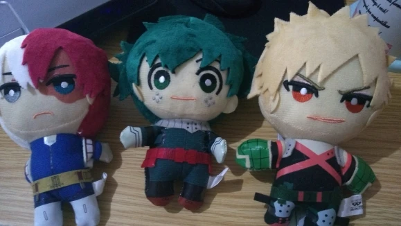 Аниме мой герой Academy izku Midoriya Katsuki Bakugou Shouto Todoroki плюшевые подвесные игрушки 15 см мягкие куклы подарок