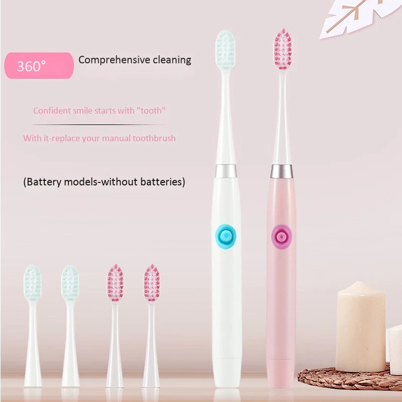Звуковая электрическая зубная щетка для взрослых и детей-водонепроницаемая