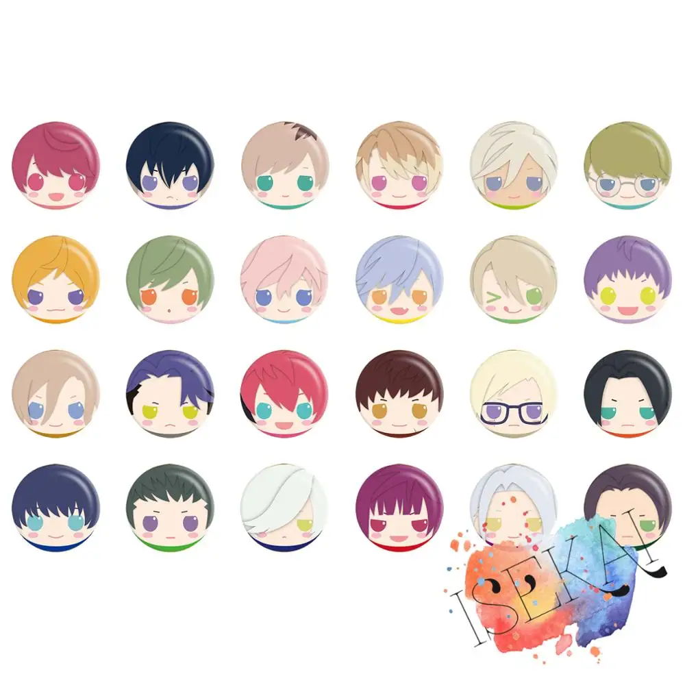 50 мм A3! Значок аниме игровой значок Sakuya Masumi Minaki Tsuduru chigaki Itaru Цитрон Sakisaka Muku Gui, металлическая брошь на булавке