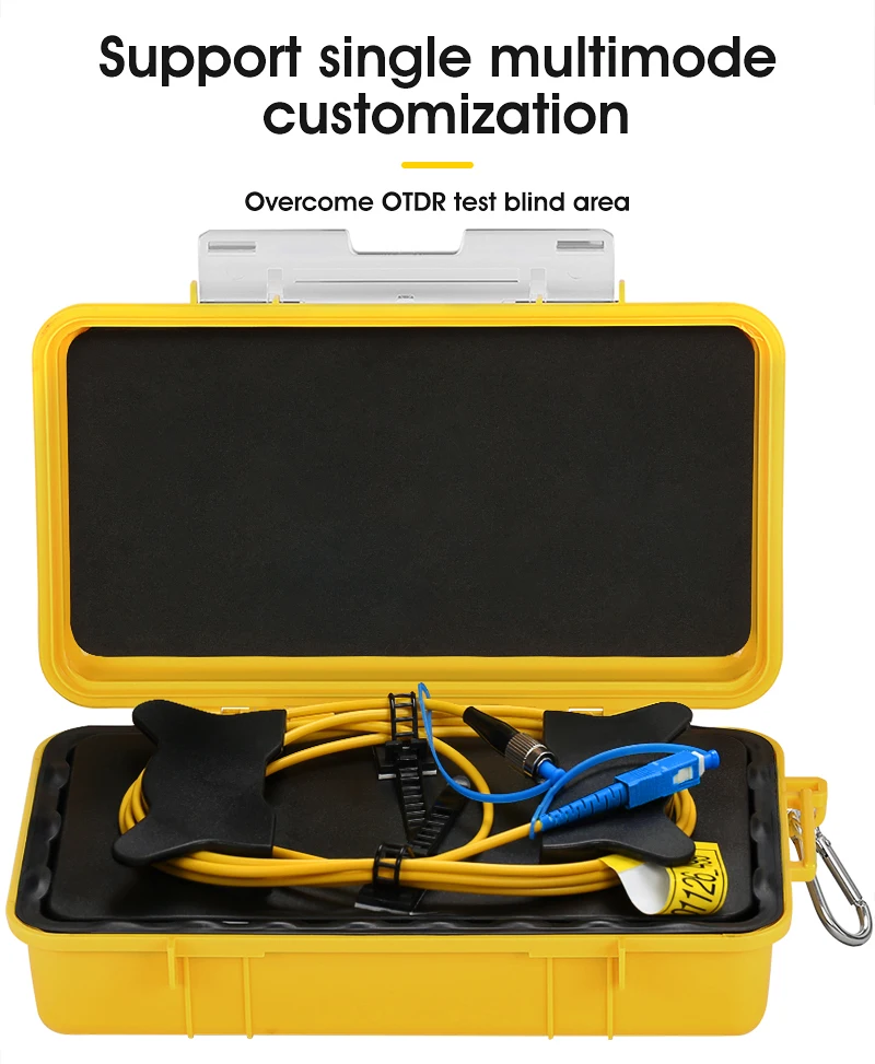 FC/UPC SC/UPC OTDR Dead Zone Eliminator оптоволоконные кольца оптическое волокно Launch Cable Box SM 1310/1550nm