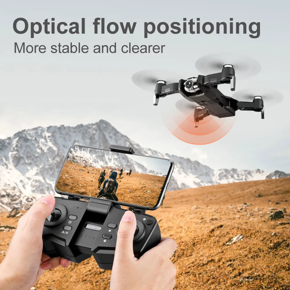 S5 RC Drone с 4K HD камерой FPV Wi-Fi высота удержания оптического потока положение складной