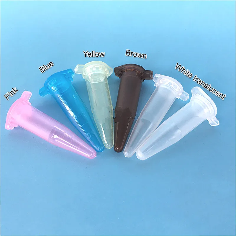 Трубка Центрифуга с крышкой 0 5 мл коричневая трубка для ПЦР лабораторная