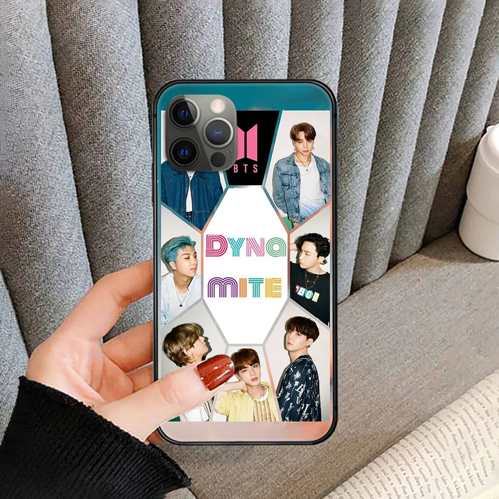 

Kpop Dynamite Bangtans-Boy Phone Case cover For iphone 5 5S 6 6S PLUS 7 8 11 12 mini X XR XS PRO SE 2020 MAX black funda