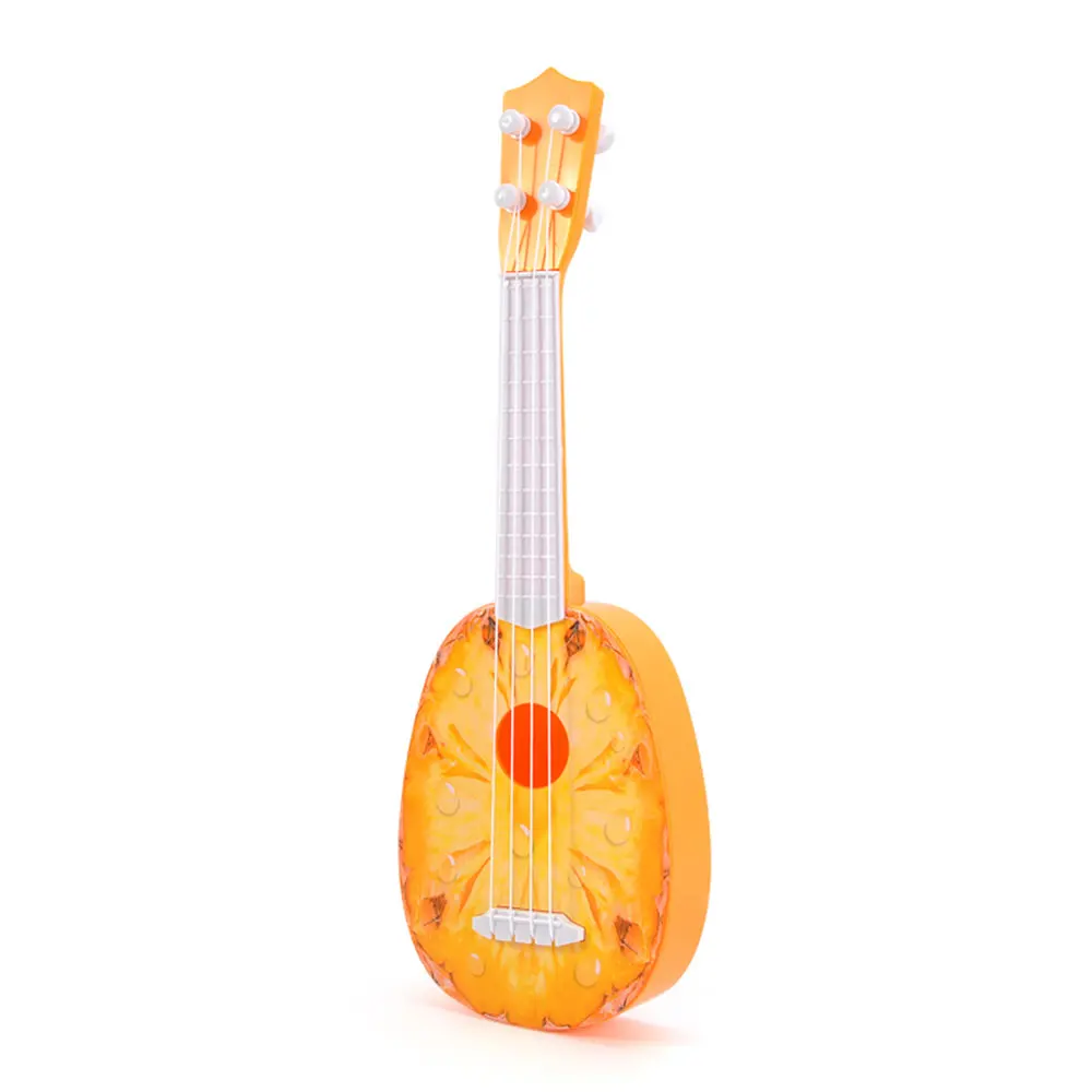 32cm no box Гавайские гитары укулеле, 32 см, для детей, для обучения, 4 струны, Гавайские гитары, креативные милые мини-фрукты, могут играть на музыкальных инструментах, развивающие игрушки - Цвет: 32cm no box