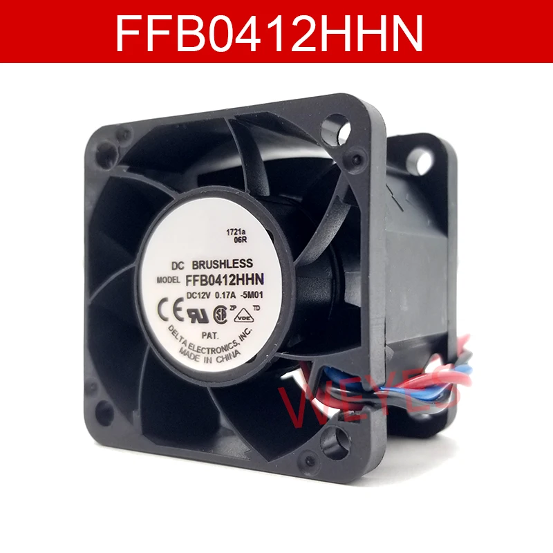 Оригинальные новые для delta FFB0412HHN 5M01 4 см 40 мм 4028 40*40*28 1U Сервер Вентилятор 12В 0.17A