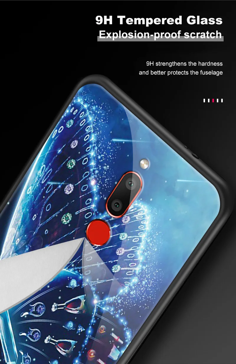 Задняя крышка из закаленного стекла для Meizu 16s 16th Plus 16X M6T M882Q M892Q M5 M6 M8 M9 Note TPU Рамка бампер печать обложек сумка с животными