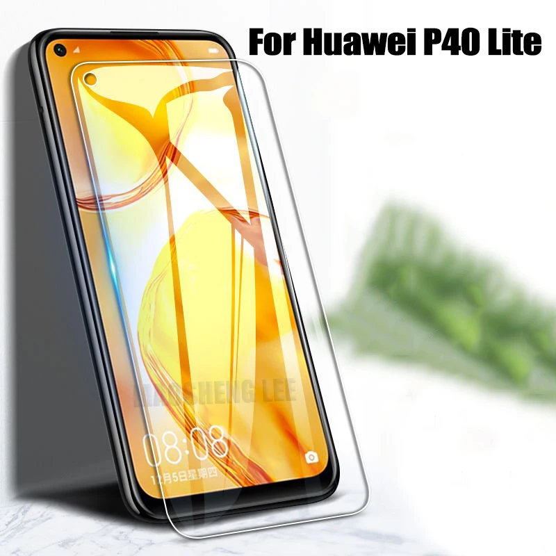 2 шт. закаленное стекло для Huawei P40 Lite защита экрана анти Blu Ray lite E защитная