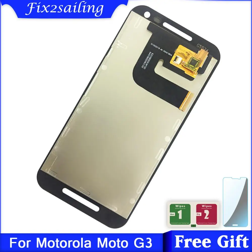 5 0 &quotLCD для Motorola MOTO G3 G 3rd Gen XT1544 XT1550 XT154 ЖК дисплей кодирующий преобразователь