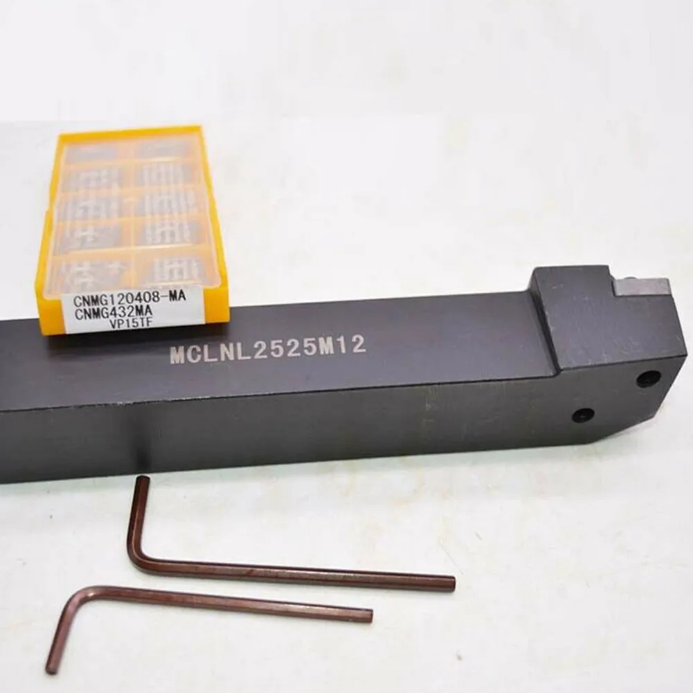 

Left Hand MCLNL2525M12 Tool Holder With Wrench +10pcs Inserts Alloy Steel
