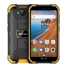 Ulefone teléfono inteligente Armor X6, resistente al agua IP68/IP69K, 4000mAh, Quad core, 8MP, Android 9,0, desbloqueo por identificación facial, 2GB, 16GB, 3G, versión Global (4)
