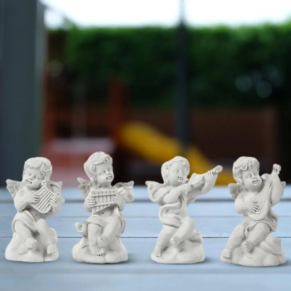 Мини Статуэтка с милым ангелом 4 шт.|Статуэтки и миниатюры| |