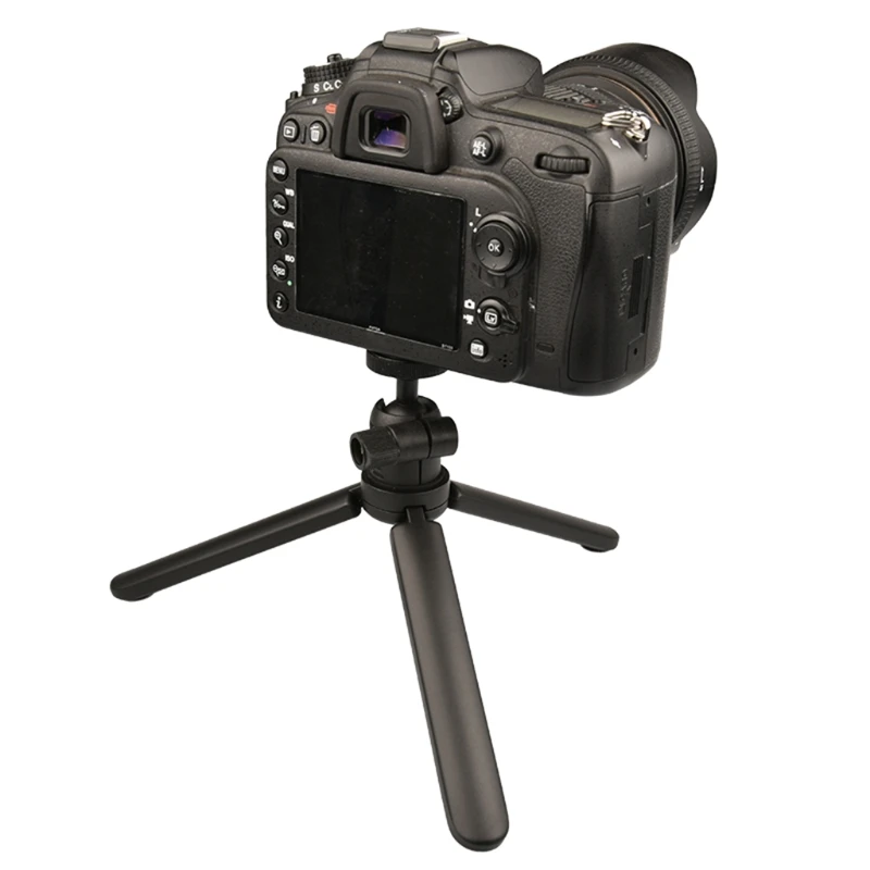 

Mini Tabletop Tripod, Aluminum Alloy Desktop Stand Compact Tripod Kit Gimbal Stabilizer, Camera Monopod