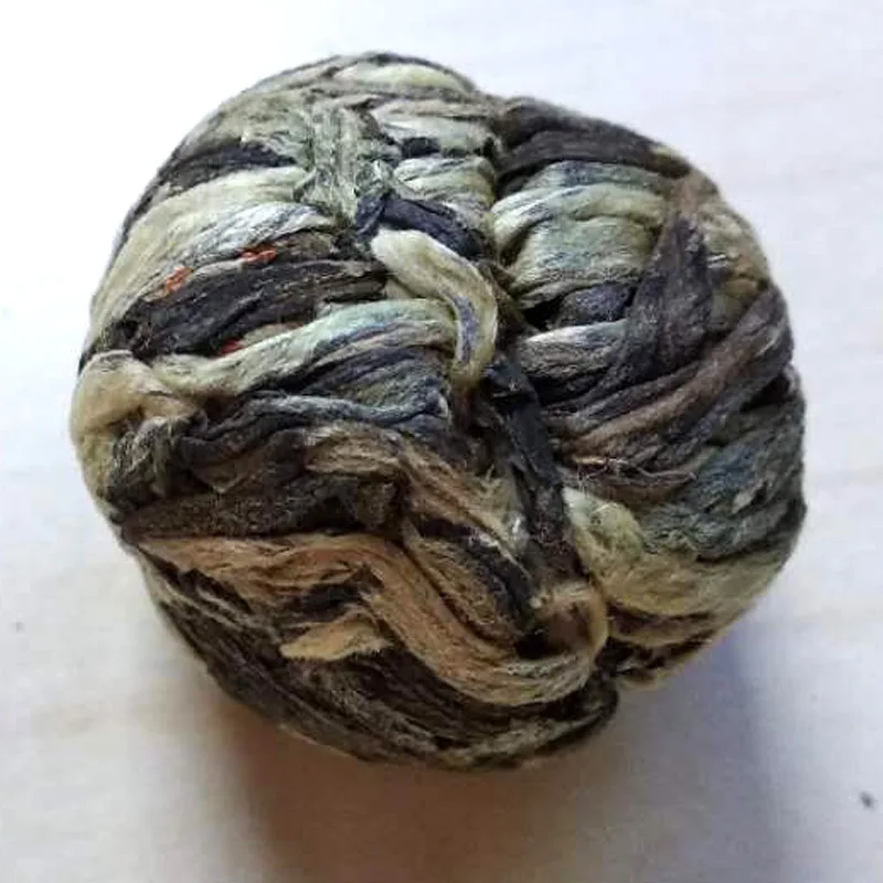 

2020 Craft flower tea will bloom pure craft flower tea ball jasmine flower tea love life double dragon playing pearl gift tea